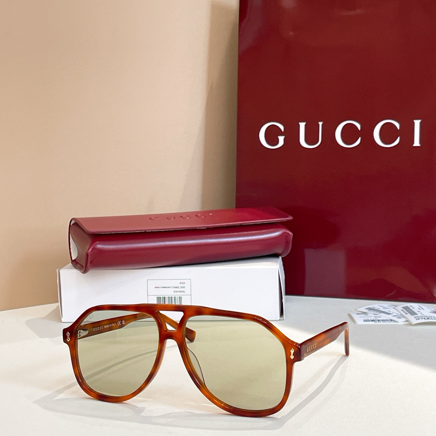 GUCC*🐝🐝🐝MODEL：GG1042S🐝🐝🐝SIZE：58口14-145🐝🐝🐝