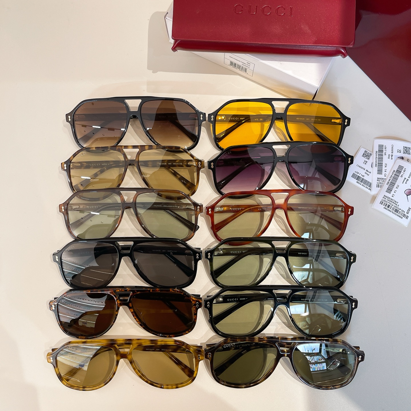 GUCC*🐝🐝🐝MODEL：GG1042S🐝🐝🐝SIZE：58口14-145🐝🐝🐝