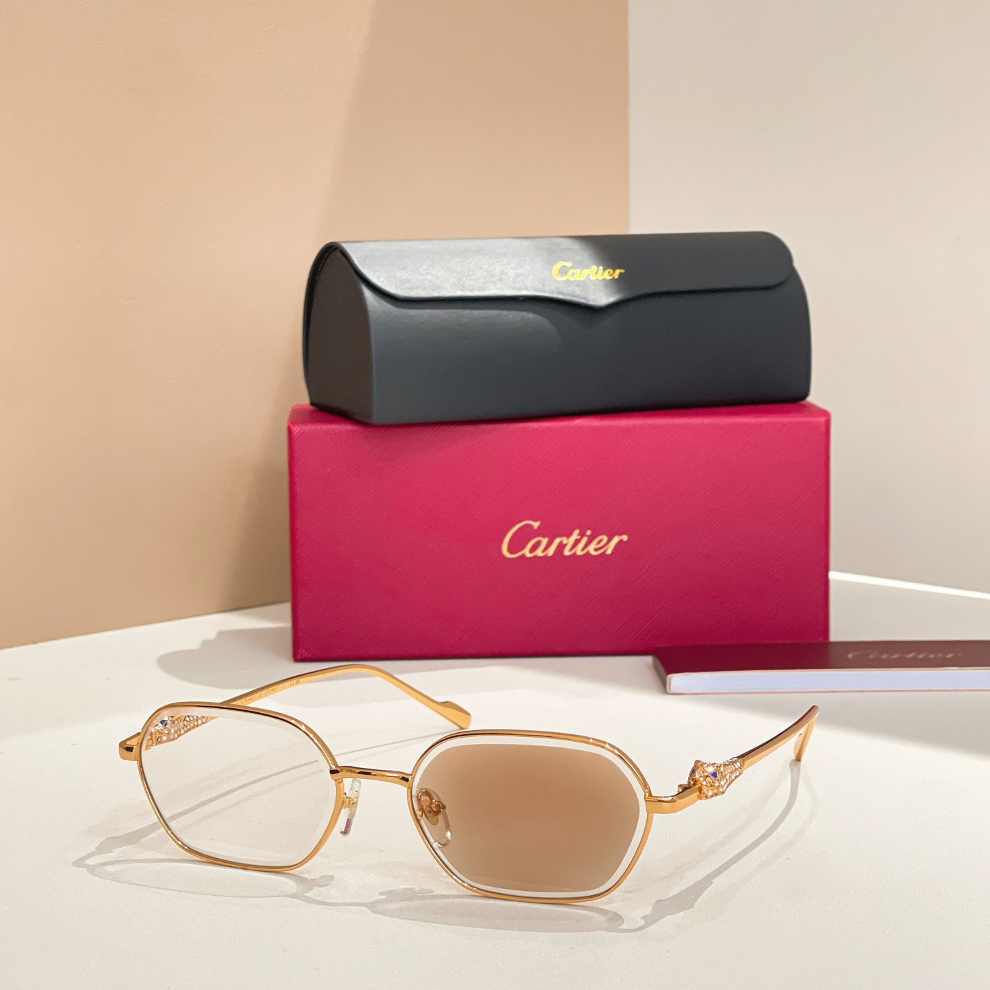 Cartier CT01848O Sunglasses Metal Polygon