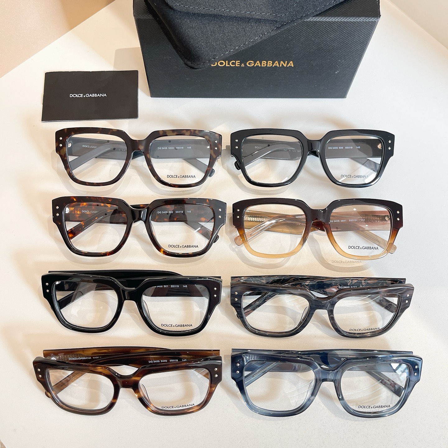 DOLCE & GABBAN*🌟🌟🌟MODEL：DG3405🌟🌟🌟SIZE:55口19-145🌟🌟🌟