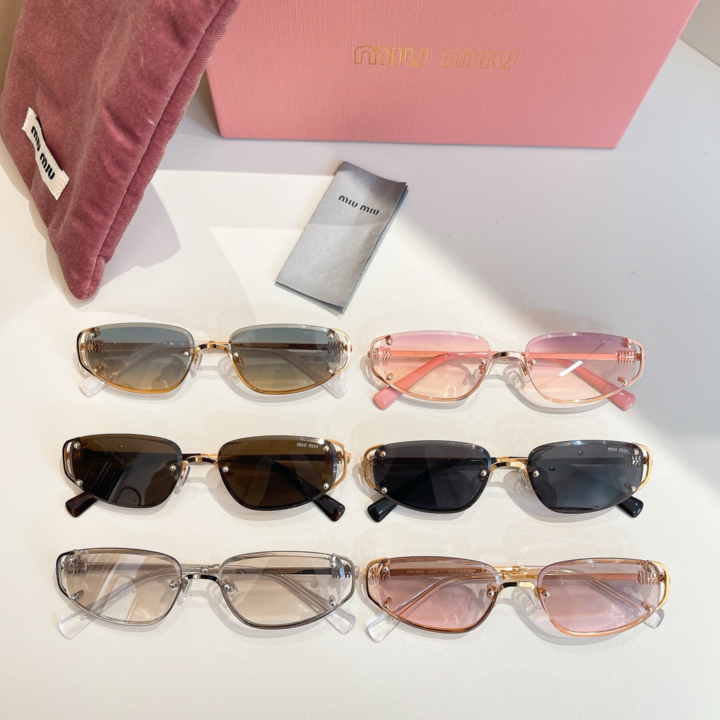 MIU MI*🎀🎀🎀MODEL：MU A170AV🎀🎀🎀SIZE：57口17-142🎀🎀🎀