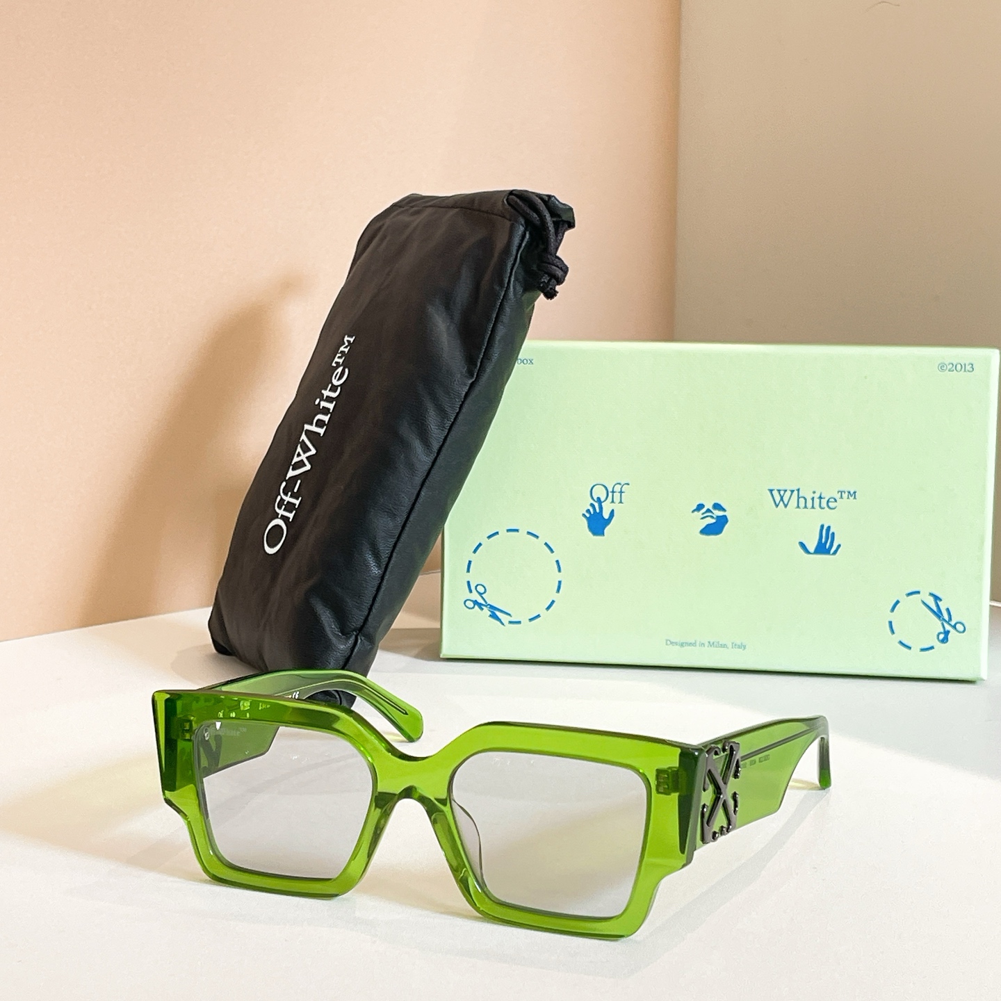 OFF WHITE🍂🍂🍂MODEL:OERI128🍂🍂🍂SIZE:55口20-145🍂🍂🍂