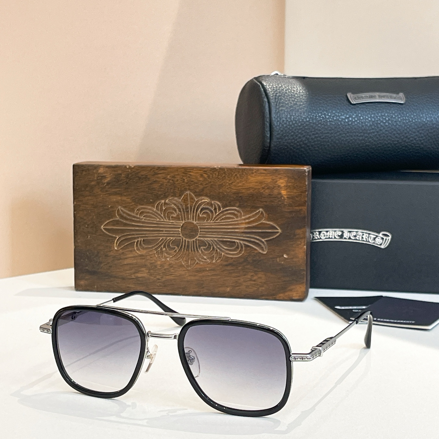 Chrome Heart*⚜️⚜️⚜️MODEL:MAHUNM II⚜️⚜️⚜️SIZE：55口22-1