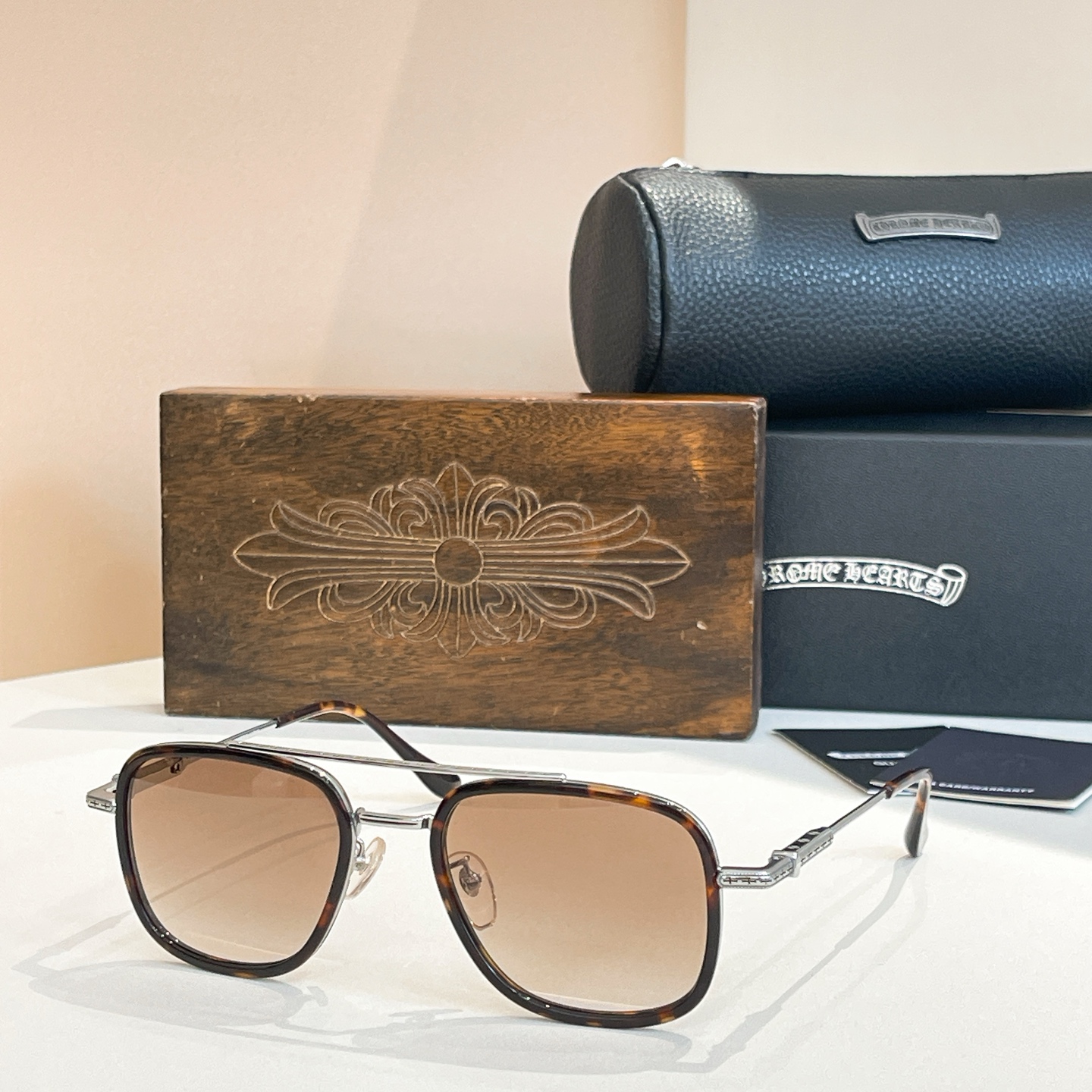 Chrome Heart*⚜️⚜️⚜️MODEL:MAHUNM II⚜️⚜️⚜️SIZE：55口22-1