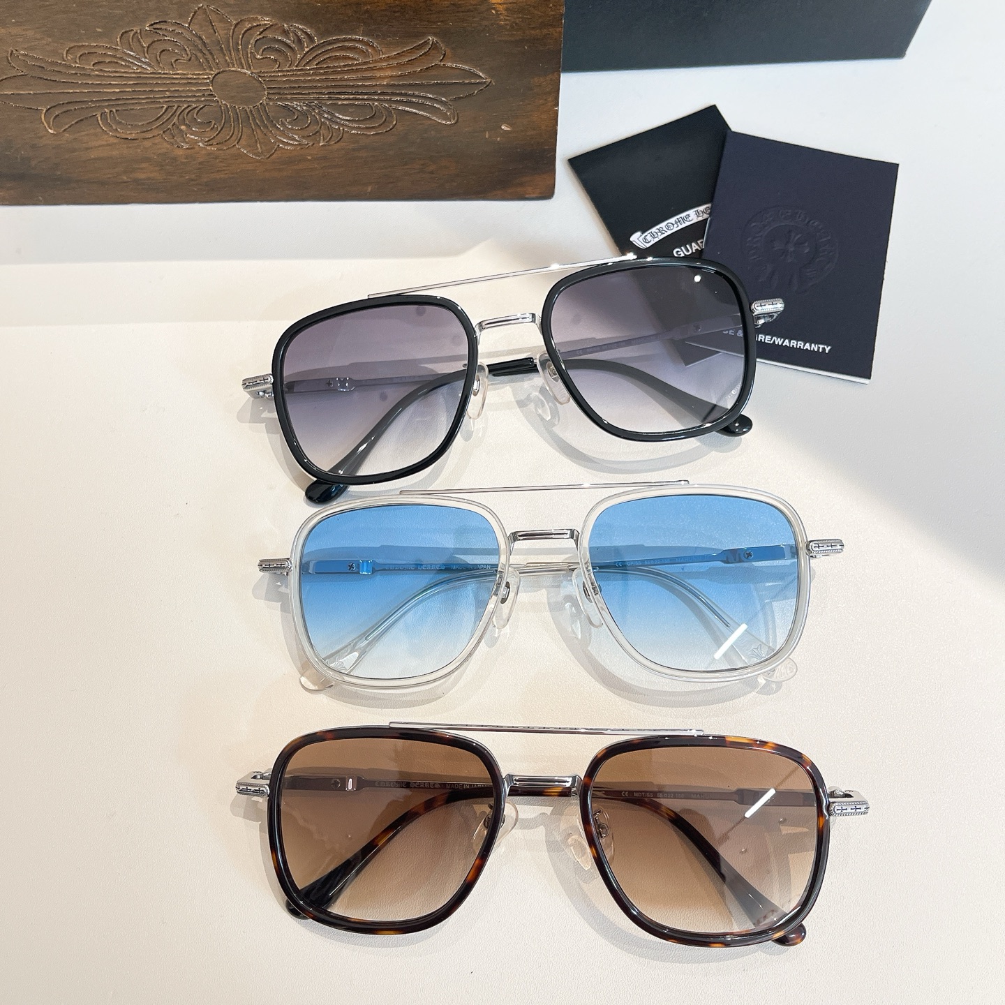 Chrome Heart*⚜️⚜️⚜️MODEL:MAHUNM II⚜️⚜️⚜️SIZE：55口22-1