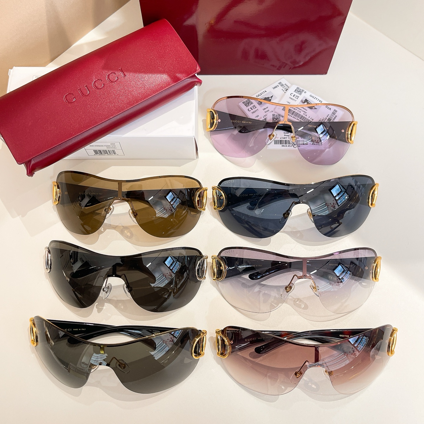 GUCC*🐝🐝🐝MODEL：GG2174S🐝🐝🐝SIZE：140口115🐝🐝🐝