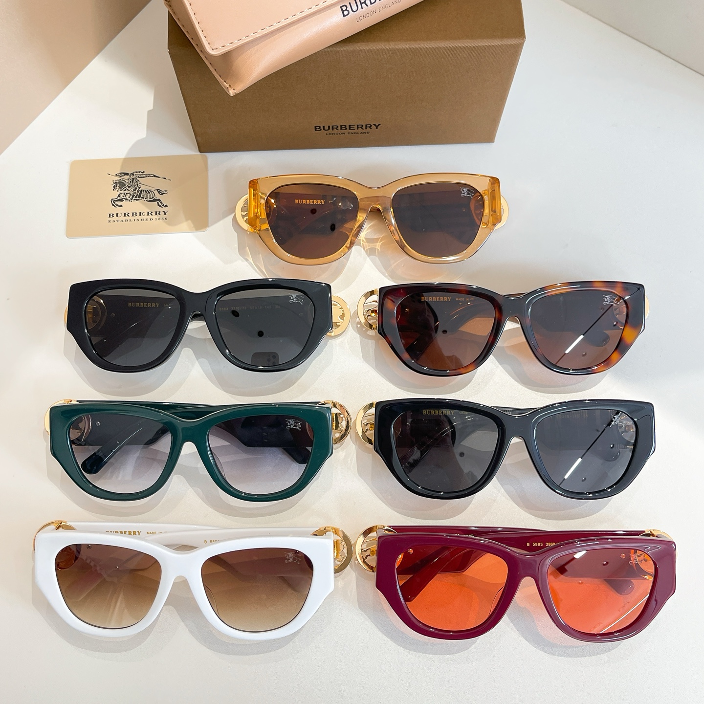 BURBERR*⭐️⭐️⭐️MODEL：B 5883⭐️⭐️⭐️SIZE：55口18-145⭐️⭐️⭐️