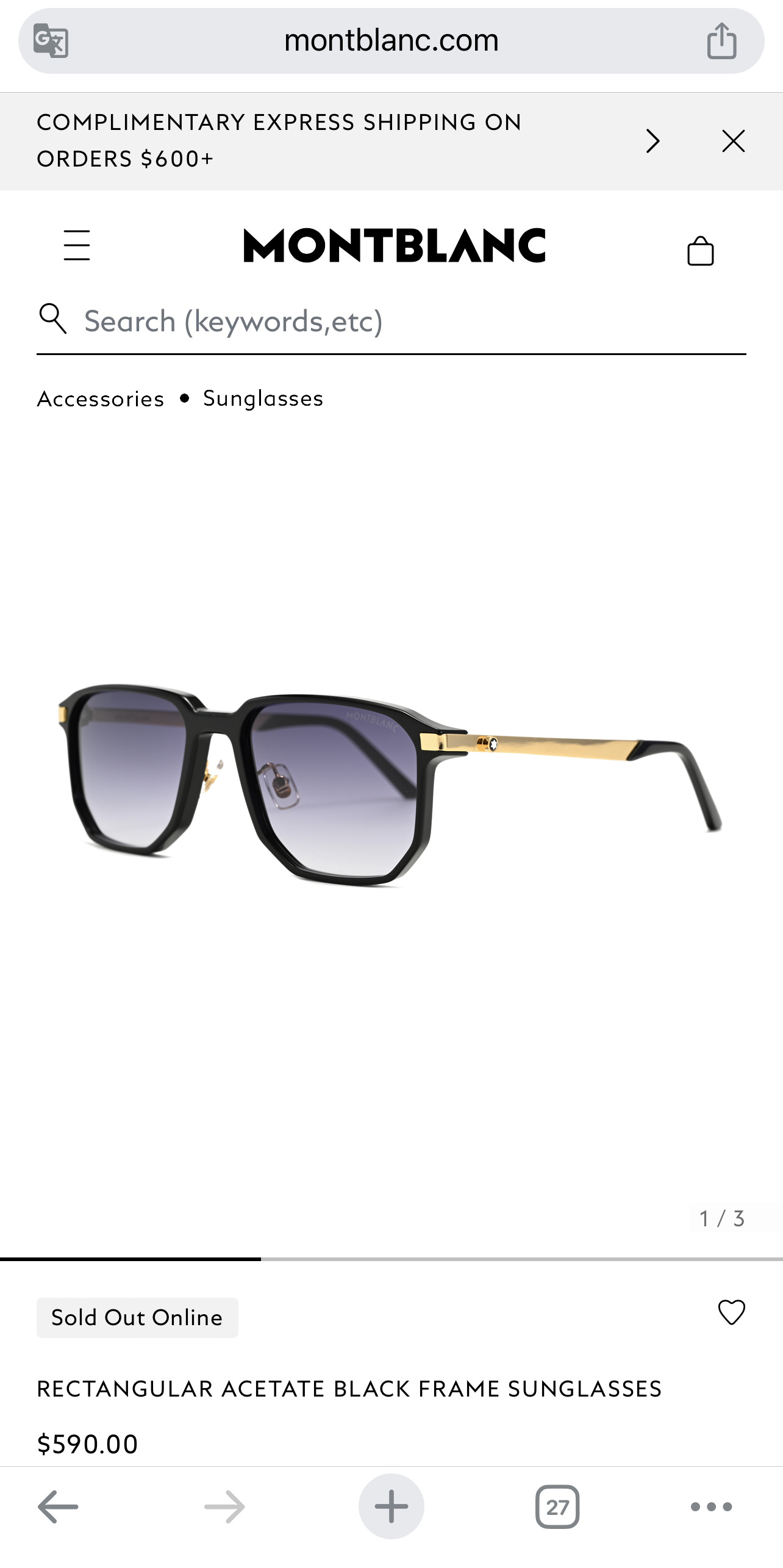 MONT BLAN*🍂🍂🍂MODEL:MB0439S🍂🍂🍂SIZE: 56口19-145🍂🍂🍂