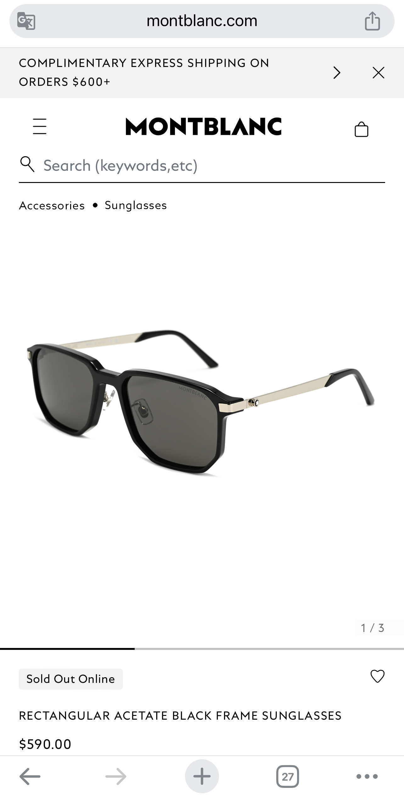 MONT BLAN*🍂🍂🍂MODEL:MB0439S🍂🍂🍂SIZE: 56口19-145🍂🍂🍂