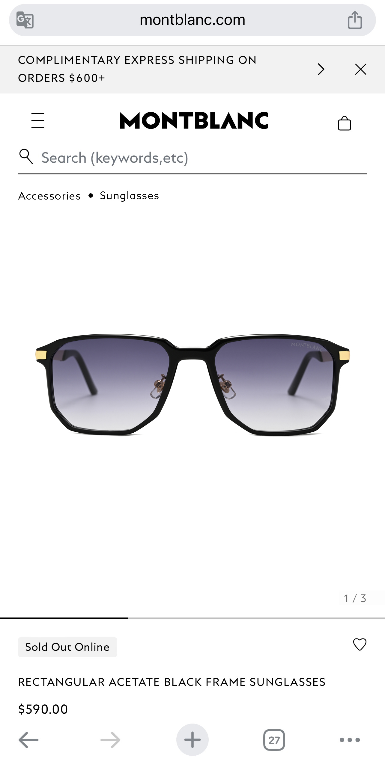 MONT BLAN*🍂🍂🍂MODEL:MB0439S🍂🍂🍂SIZE: 56口19-145🍂🍂🍂