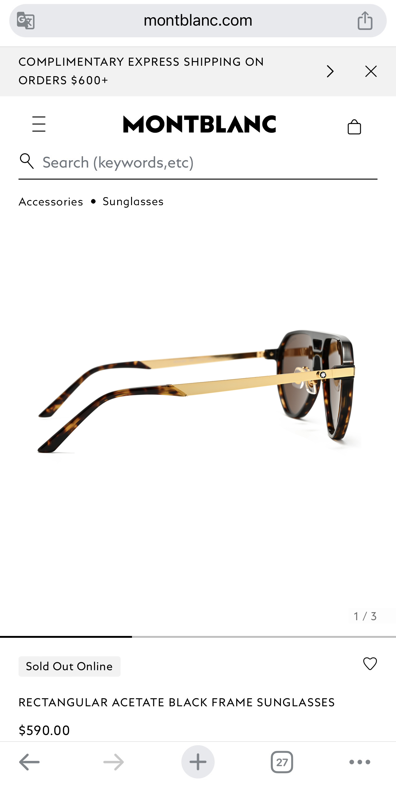 MONT BLAN*🍂🍂🍂MODEL:MB0438S🍂🍂🍂SIZE: 57口17-145🍂🍂🍂