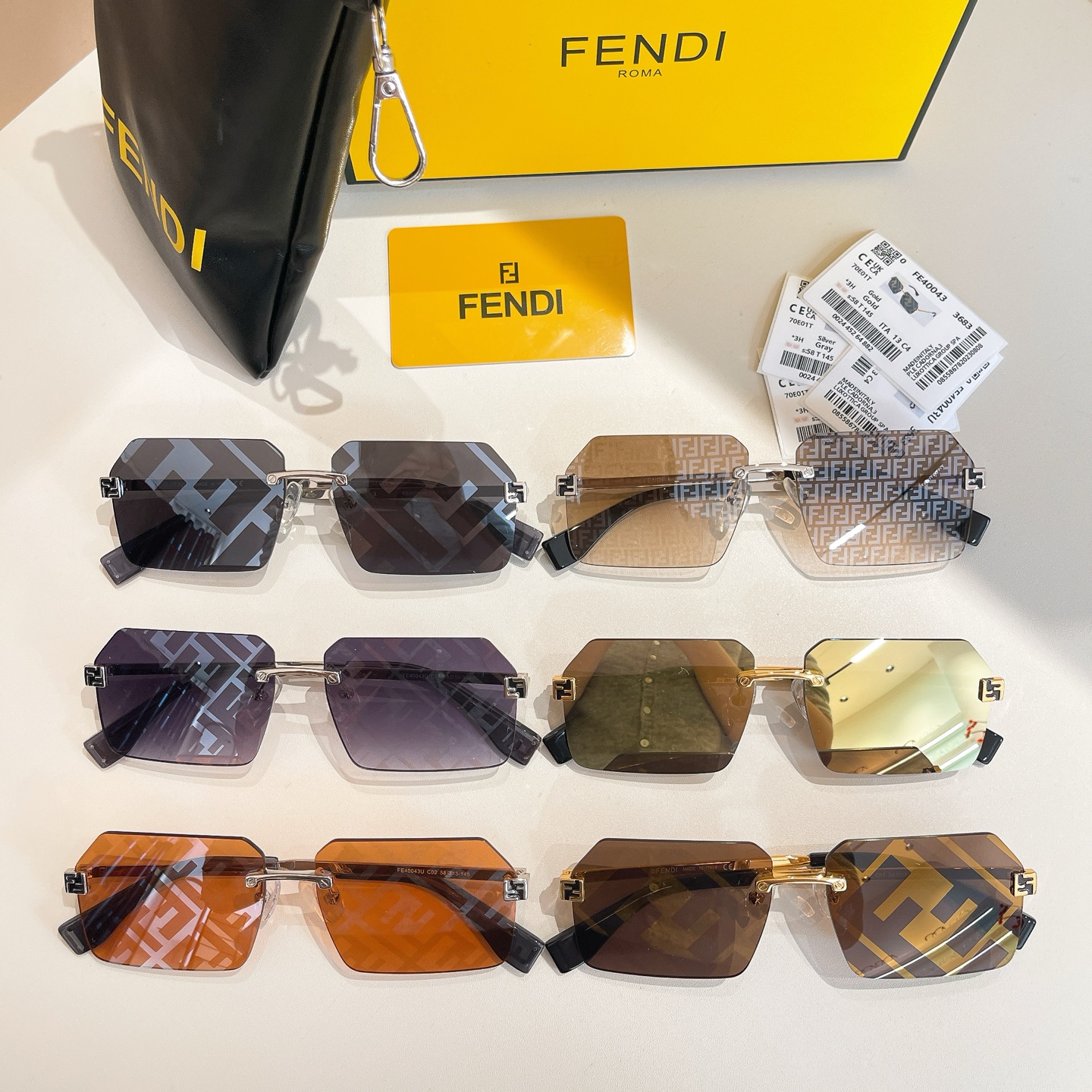 FEND*✨✨✨MODEL: FE40043U✨✨✨SIZE:58口13-145✨✨✨