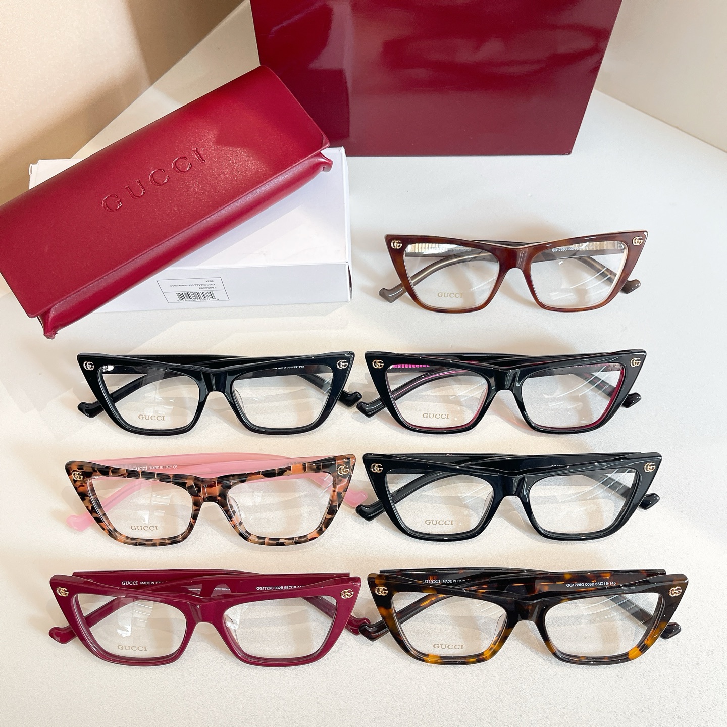 GUCC*🐝🐝🐝MODEL：GG1726O🐝🐝🐝SIZE：55口19-145🐝🐝🐝