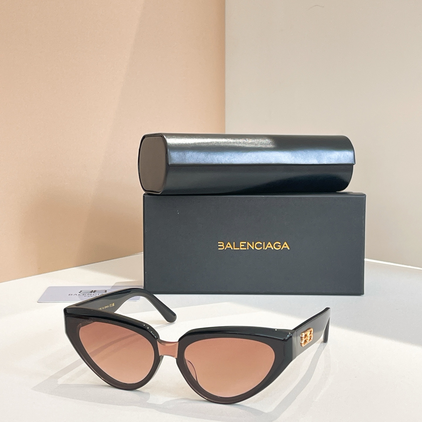 Balenciaga Sunglasses Acetate Cat Eye