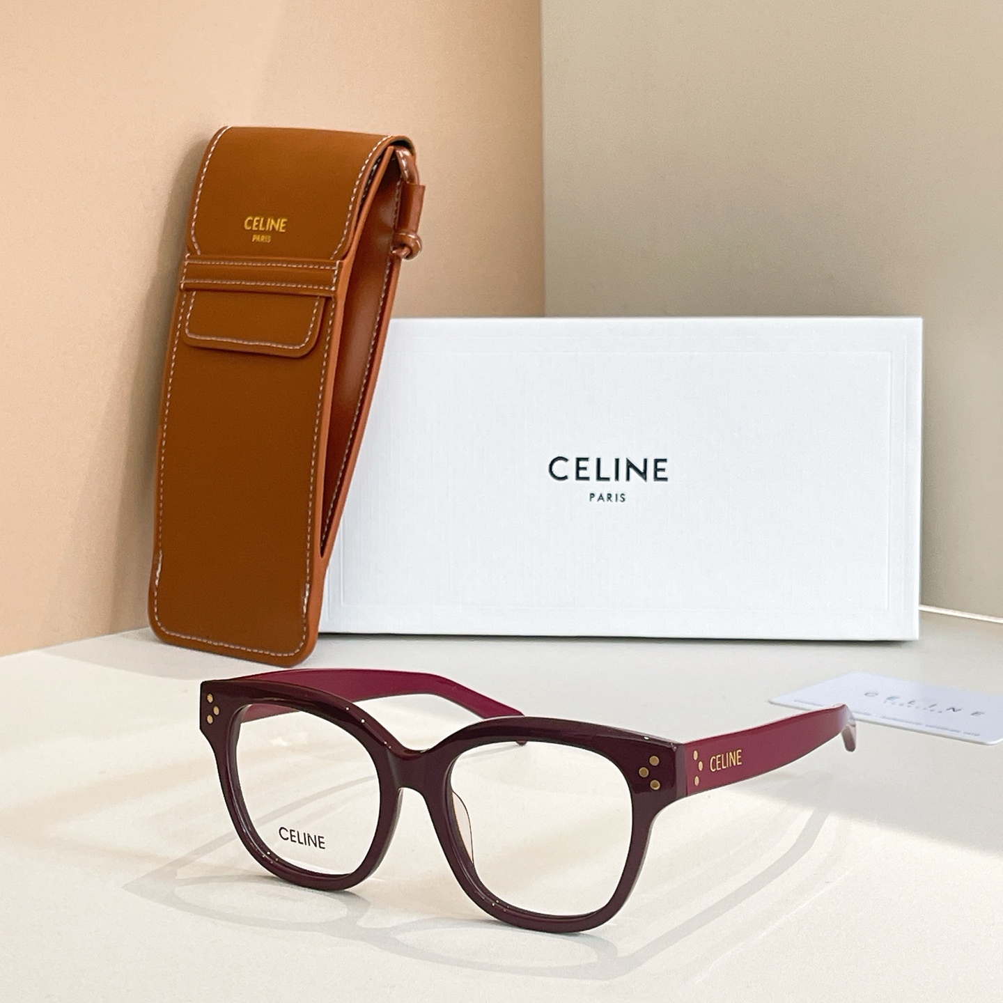 CELINE Acetate Full-Rim Optical Glasses CL50086F