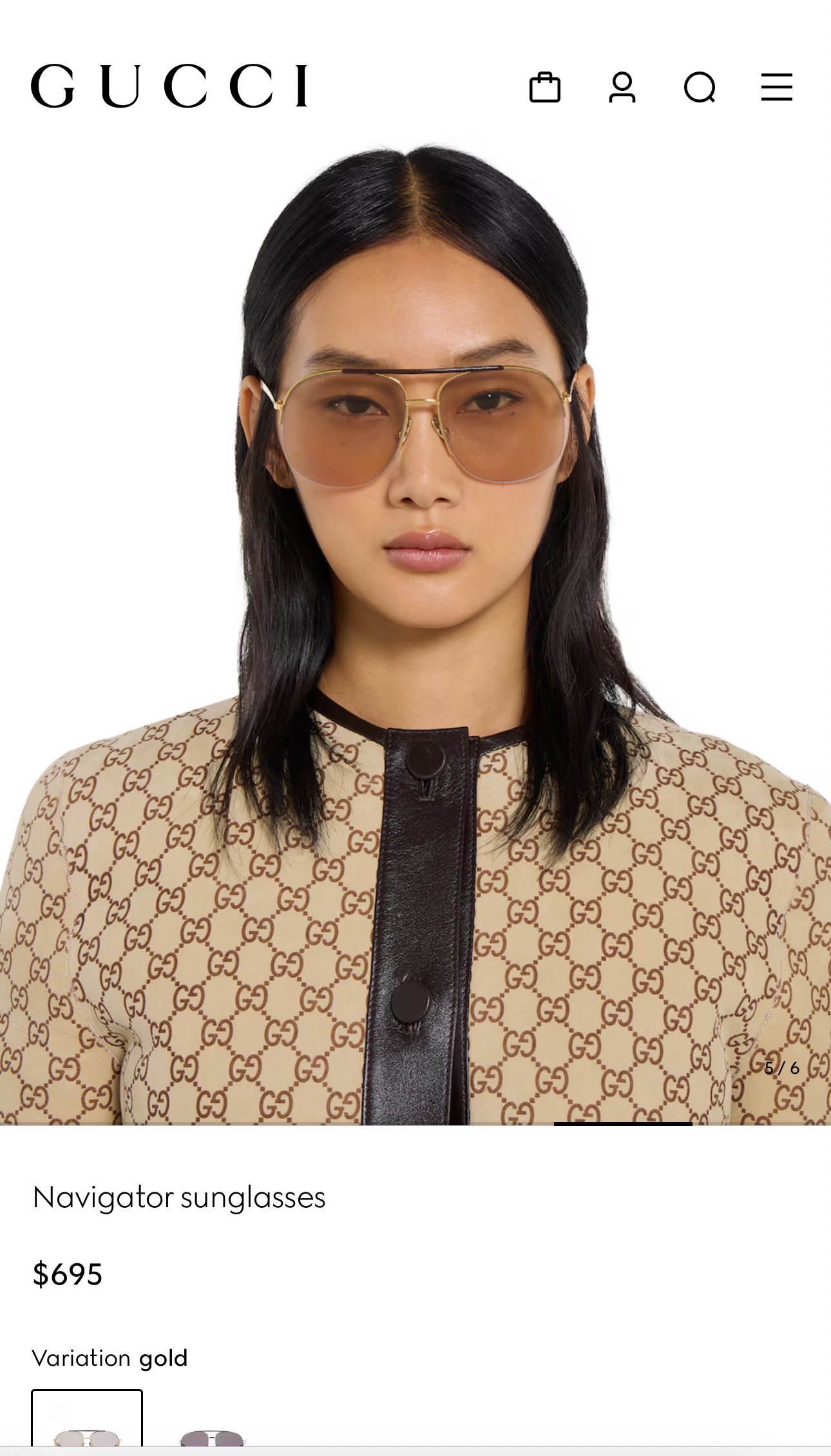Designer Sunglasses GG2165S