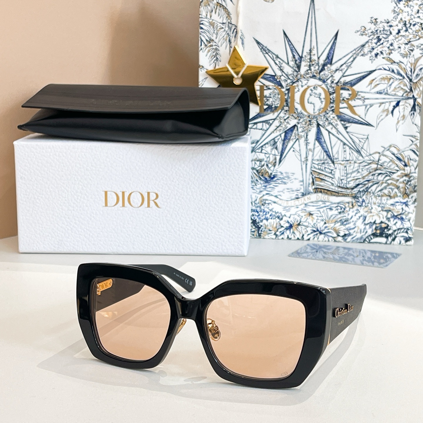 DIOR Sunglasses Acetate Square