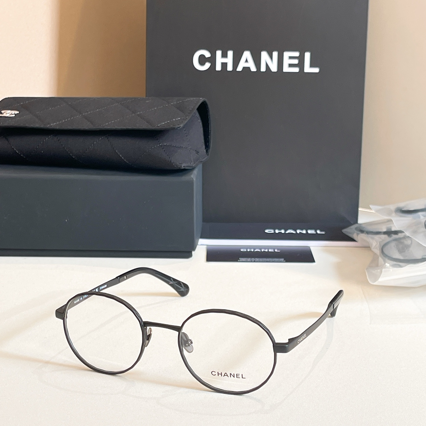 CHANE*🌸🌸🌸MODEL：2225🌸🌸🌸SIZE：51口20-140🌸🌸🌸高版本～～钛～～