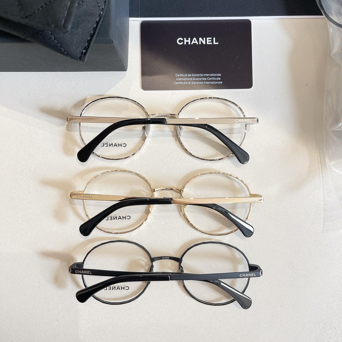 CHANE*🌸🌸🌸MODEL：2225🌸🌸🌸SIZE：51口20-140🌸🌸🌸高版本～～钛～～