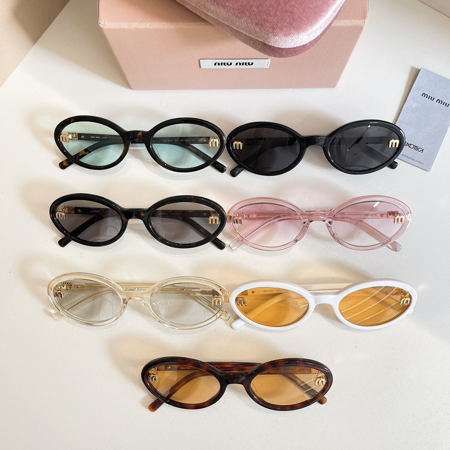 MIU MI*🎀🎀🎀MODEL：MU 154AV🎀🎀🎀SIZE：58口22-143🎀🎀🎀