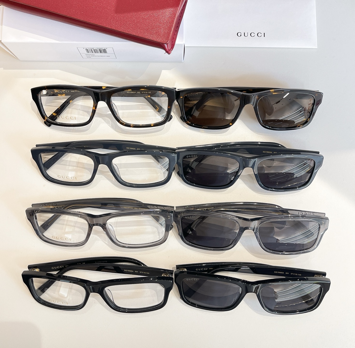 GUCC*🐝🐝🐝MODEL：GG1986SA🐝🐝🐝SIZE：57口16-145🐝🐝🐝