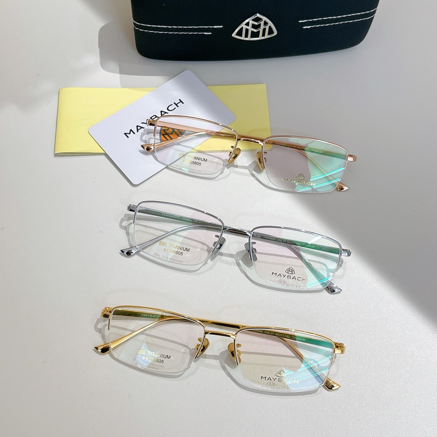 MAYBACH迈巴赫⚜️⚜️⚜️MODEL：M⚜️⚜️⚜️SIZE：53口17-142⚜️⚜️钛～～