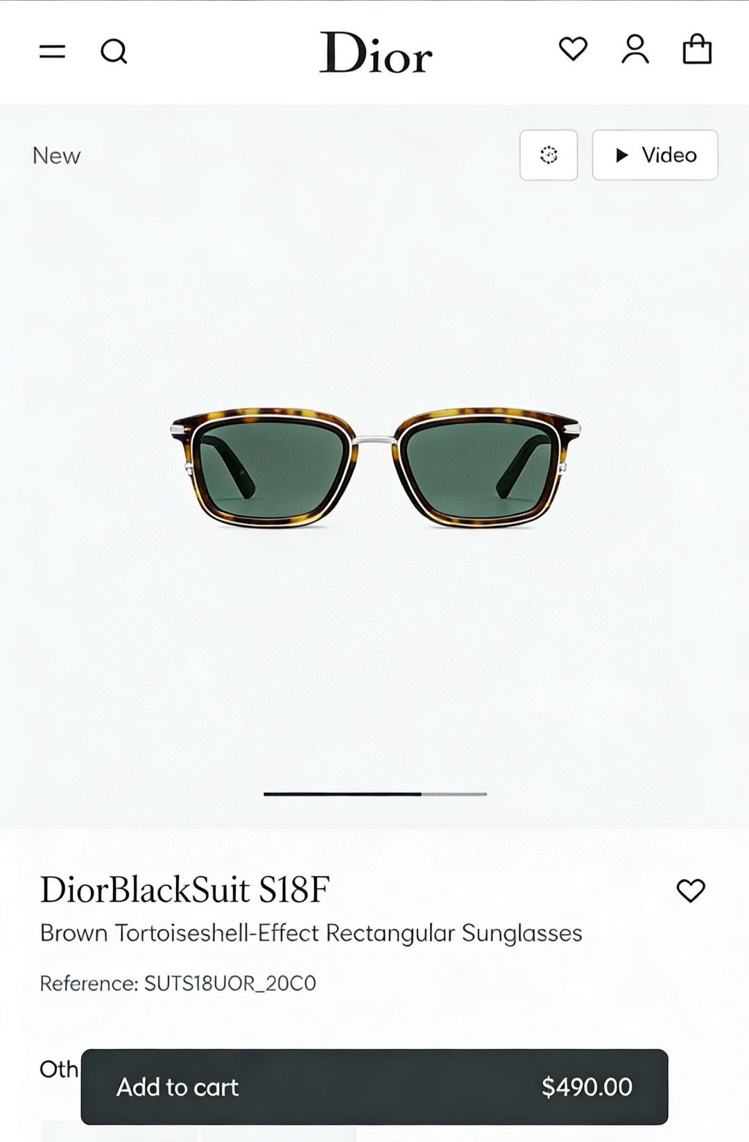 DIO*🌟🌟🌟MODEL：DiorBlackSuit S18F🌟🌟🌟SIZE：53口20-145🌟🌟