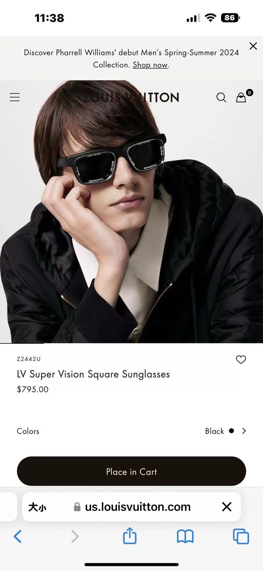 LOUIS VUITTON✨✨✨MODEL：Z2442U✨✨✨ SIZE：50口24-145✨✨