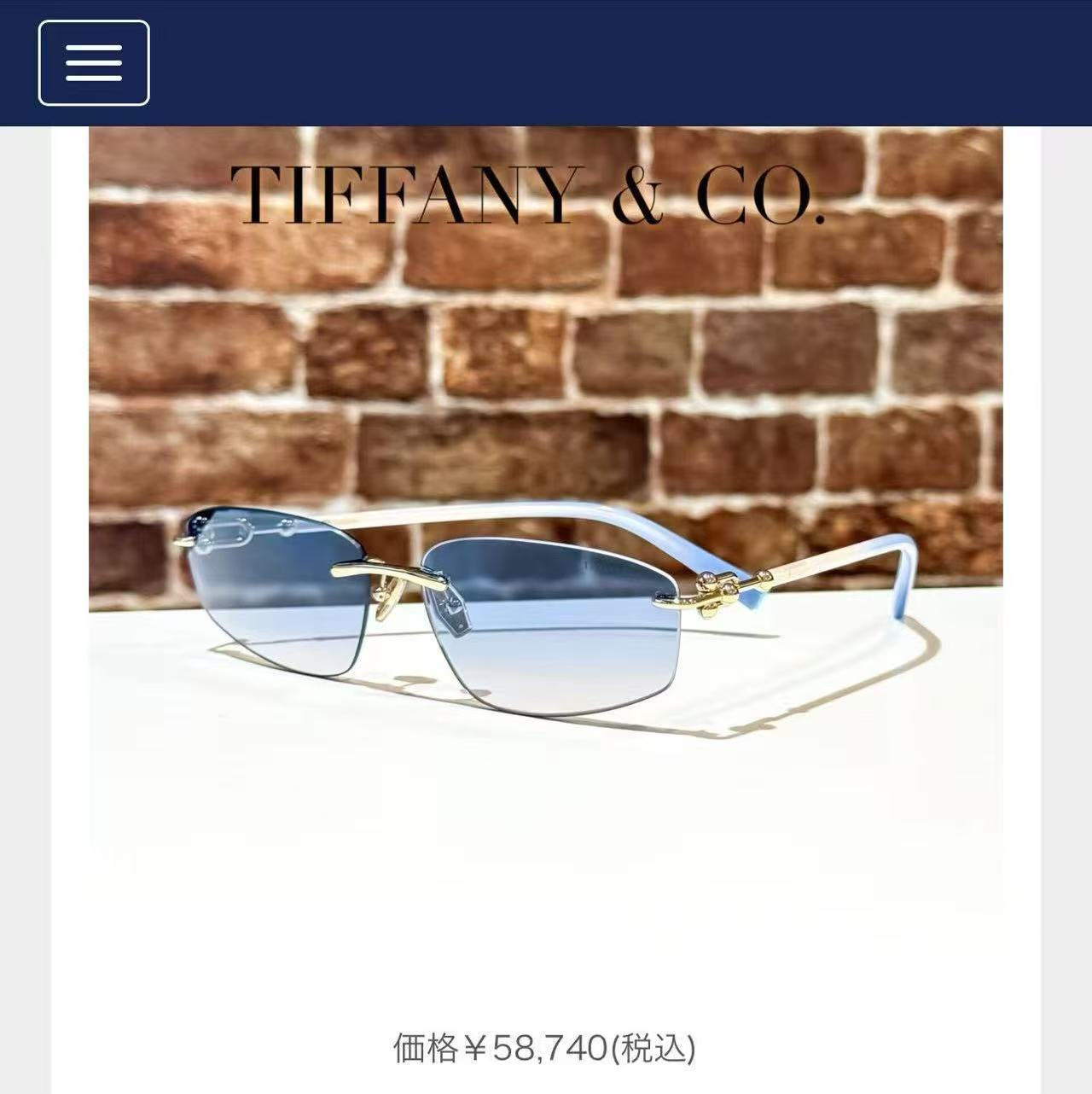 TIFFANY&Co.✨✨✨MODEL：TF3114D✨✨✨ SIZE：59口15-140✨✨✨