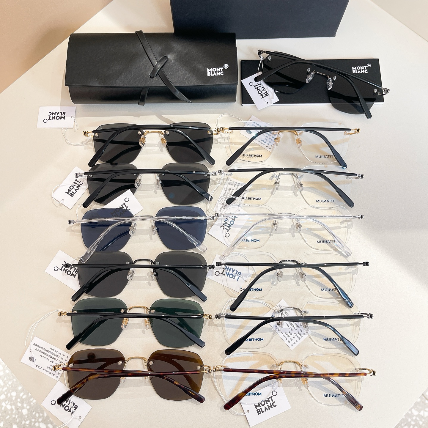 MONT BLAN*🍂🍂🍂MODEL:MB0430O🍂🍂🍂SIZE: 51口19-145🍂🍂🍂 钛～～