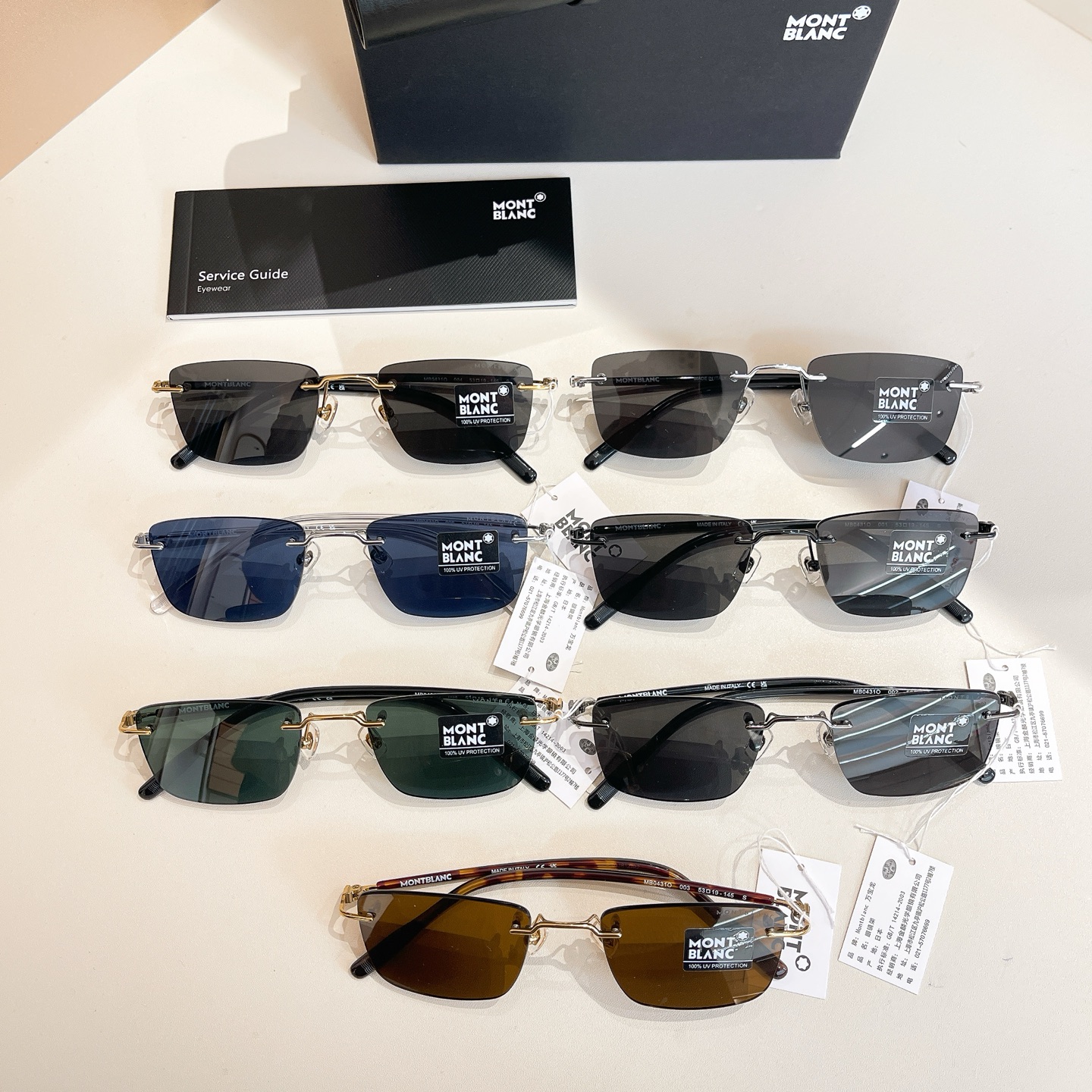 MONT BLAN*🍂🍂🍂MODEL:MB0431O🍂🍂🍂SIZE: 53口19-145🍂🍂🍂 钛～～