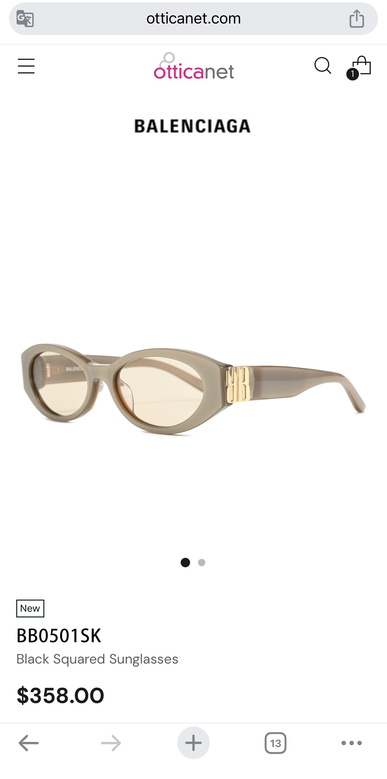 BALENCIAG*巴黎*世家⚜️⚜️⚜️MODEL：BB0502S⚜️⚜️⚜️SIZE：56口18-1