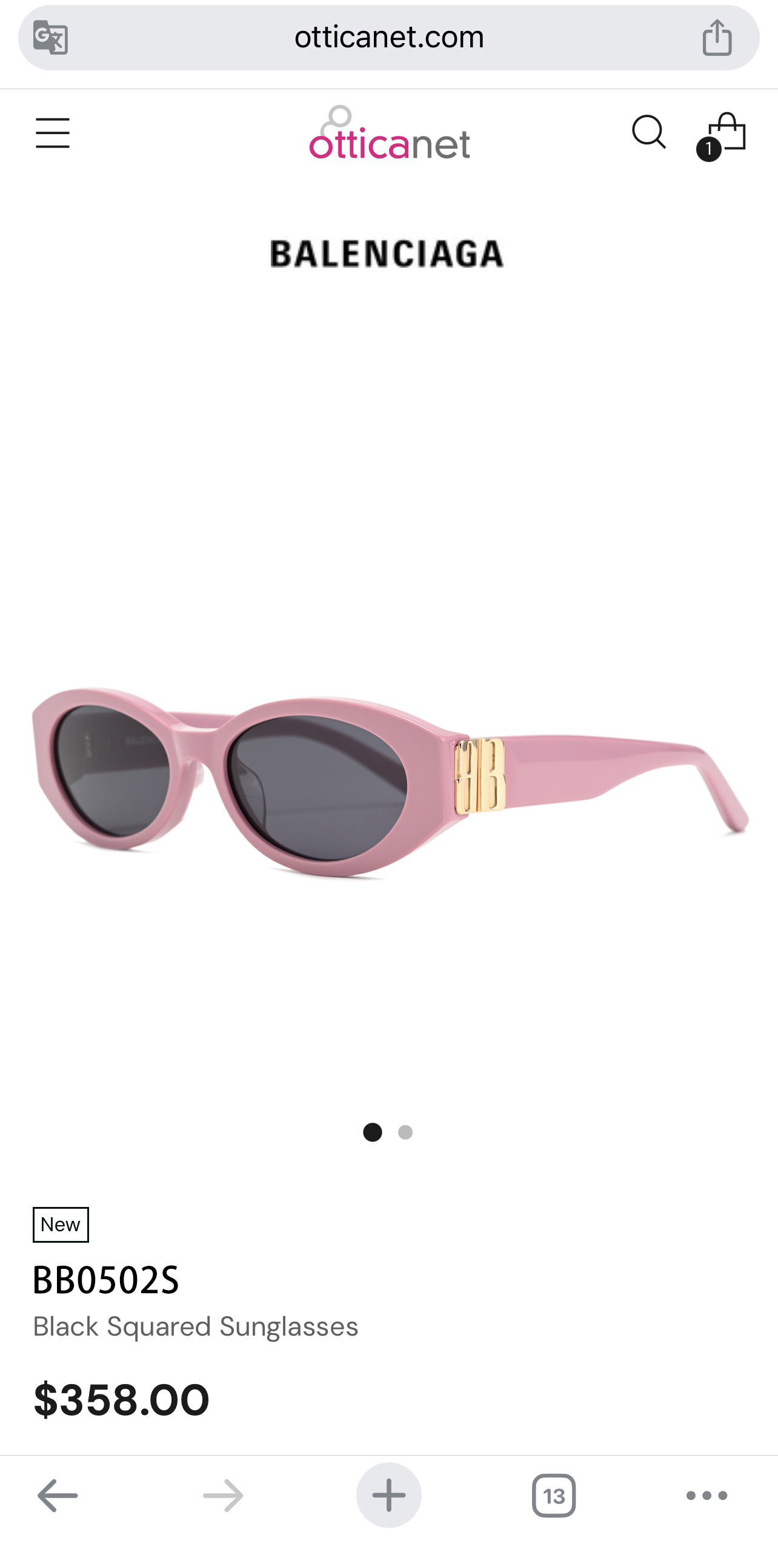 BALENCIAG*巴黎*世家⚜️⚜️⚜️MODEL：BB0502S⚜️⚜️⚜️SIZE：56口18-1