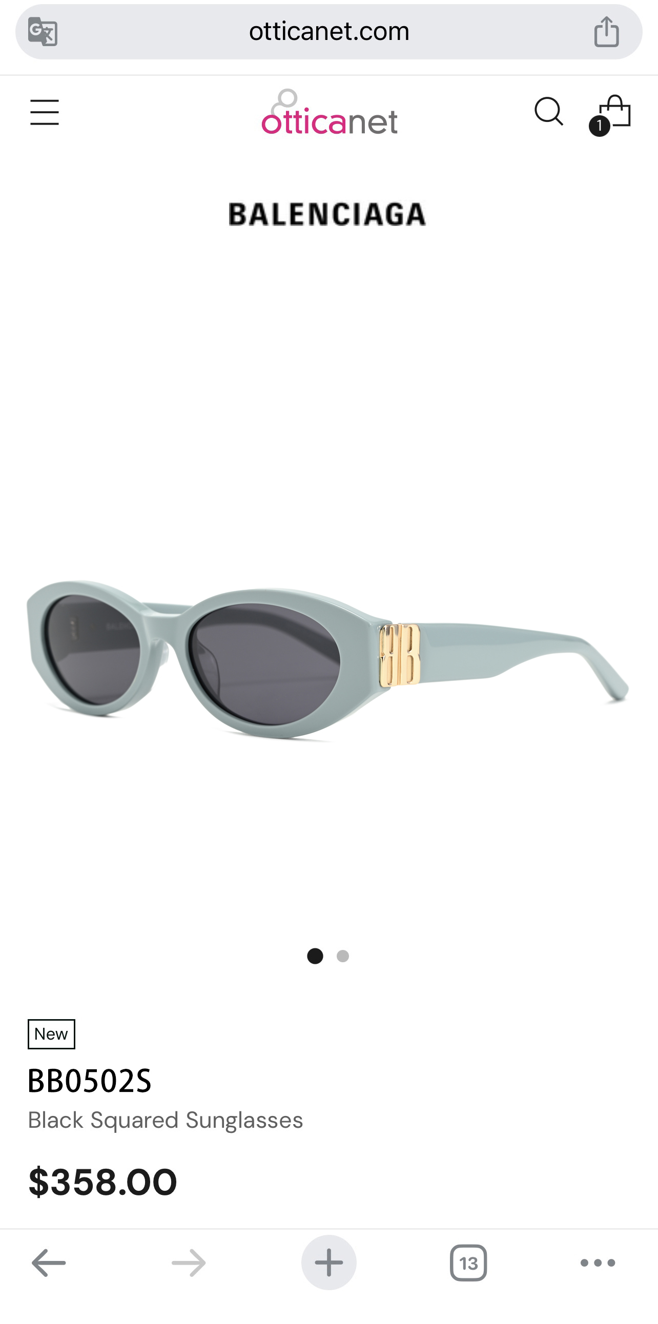 BALENCIAG*巴黎*世家⚜️⚜️⚜️MODEL：BB0502S⚜️⚜️⚜️SIZE：56口18-1