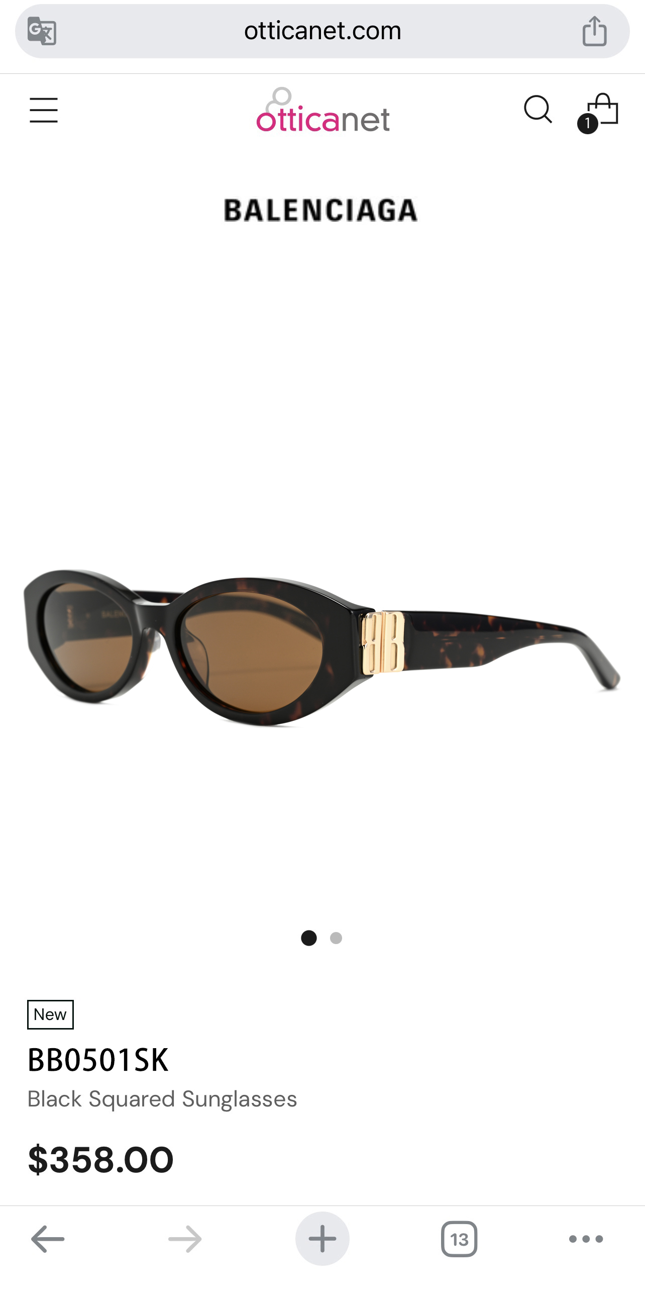 BALENCIAG*巴黎*世家⚜️⚜️⚜️MODEL：BB0502S⚜️⚜️⚜️SIZE：56口18-1