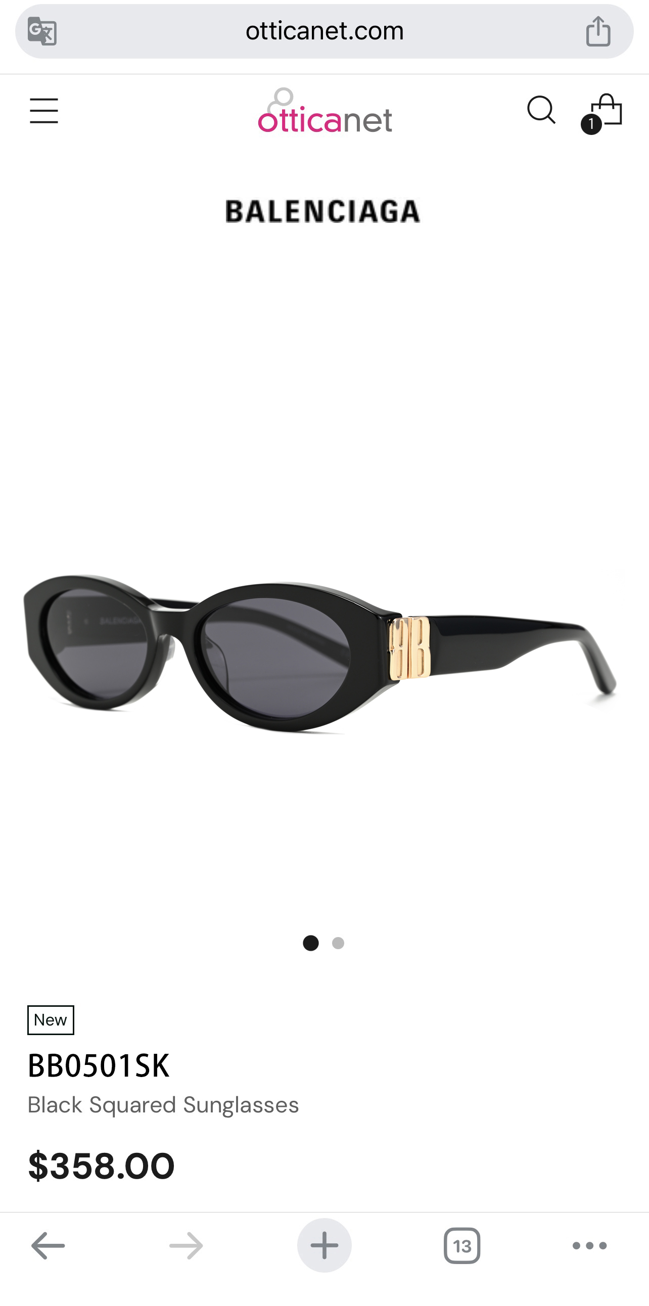 BALENCIAG*巴黎*世家⚜️⚜️⚜️MODEL：BB0502S⚜️⚜️⚜️SIZE：56口18-1