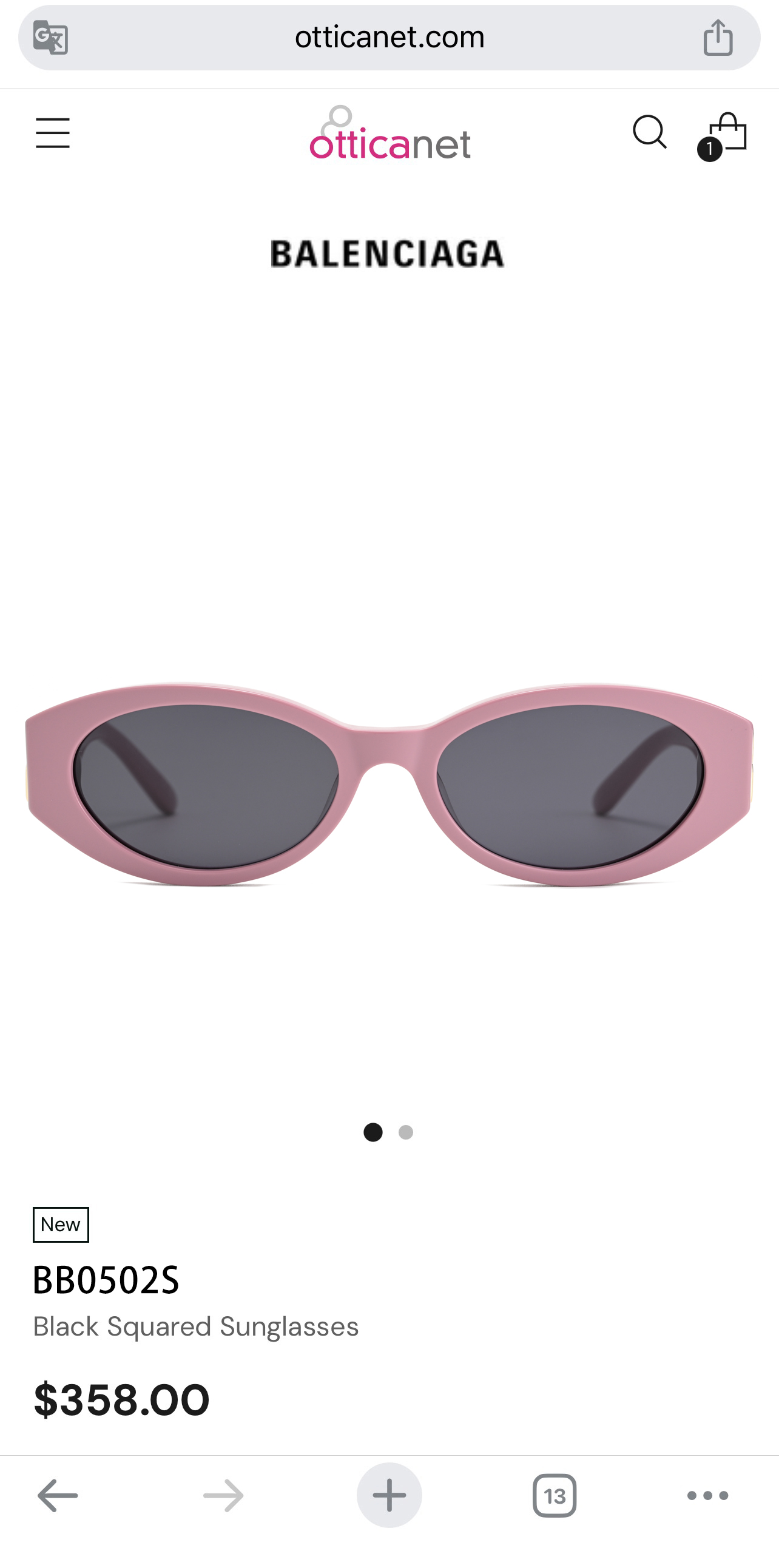 BALENCIAG*巴黎*世家⚜️⚜️⚜️MODEL：BB0502S⚜️⚜️⚜️SIZE：56口18-1