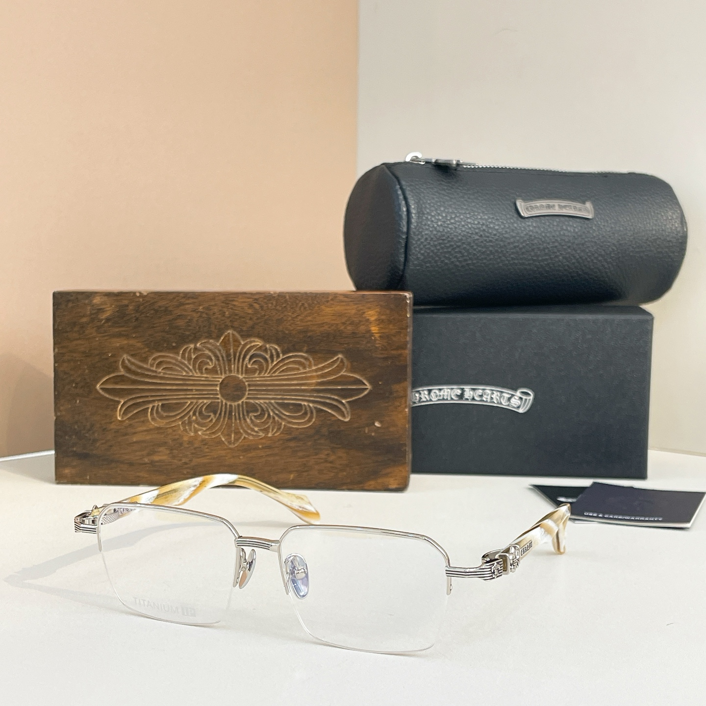 CHROME HEART*⚜️⚜️⚜️MODEL: CH8347⚜️⚜️⚜️SIZE: 55口15-15