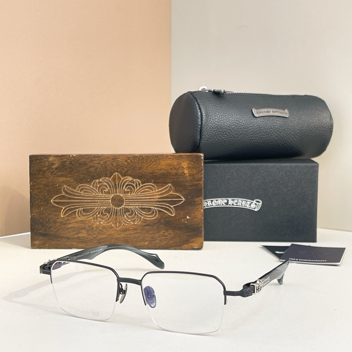 CHROME HEART*⚜️⚜️⚜️MODEL: CH8347⚜️⚜️⚜️SIZE: 55口15-15