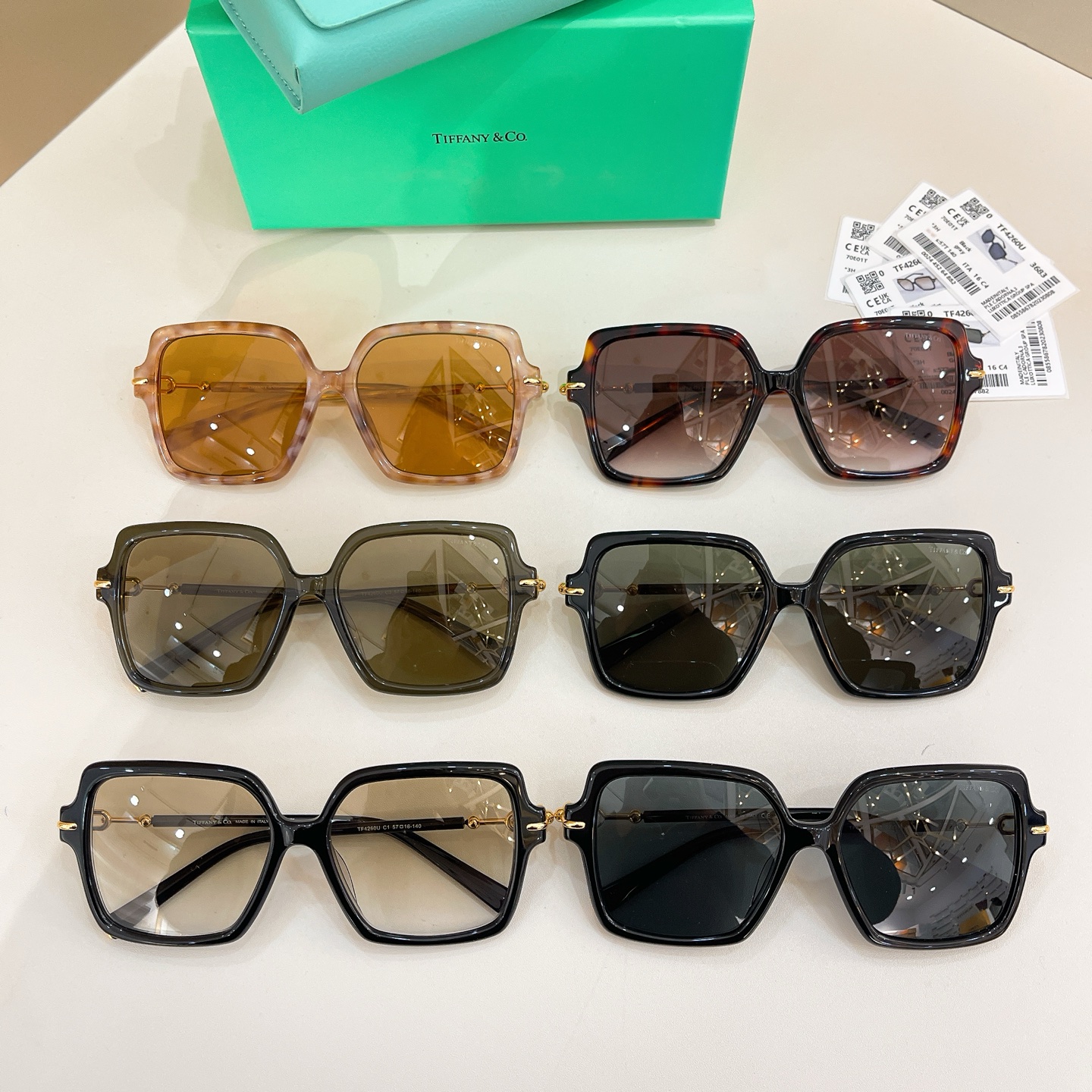 TIFFANY&Co.✨✨✨MODEL：TF4260U✨✨✨ SIZE：57口16-140✨✨✨