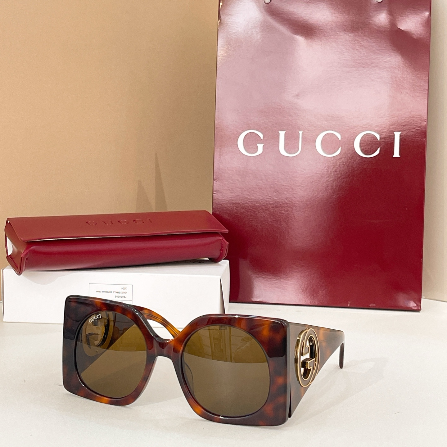 GUCC*🐝🐝🐝MODEL：GG1631 🐝🐝🐝SIZE：53口22-145🐝🐝🐝