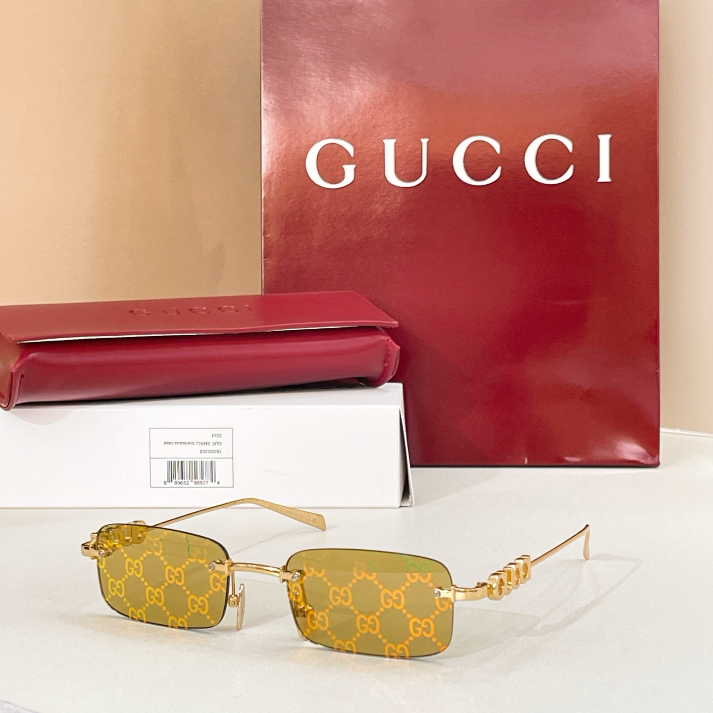 GUCC*🐝🐝🐝MODEL：GG1808S 🐝🐝🐝SIZE：52口20-145🐝🐝🐝