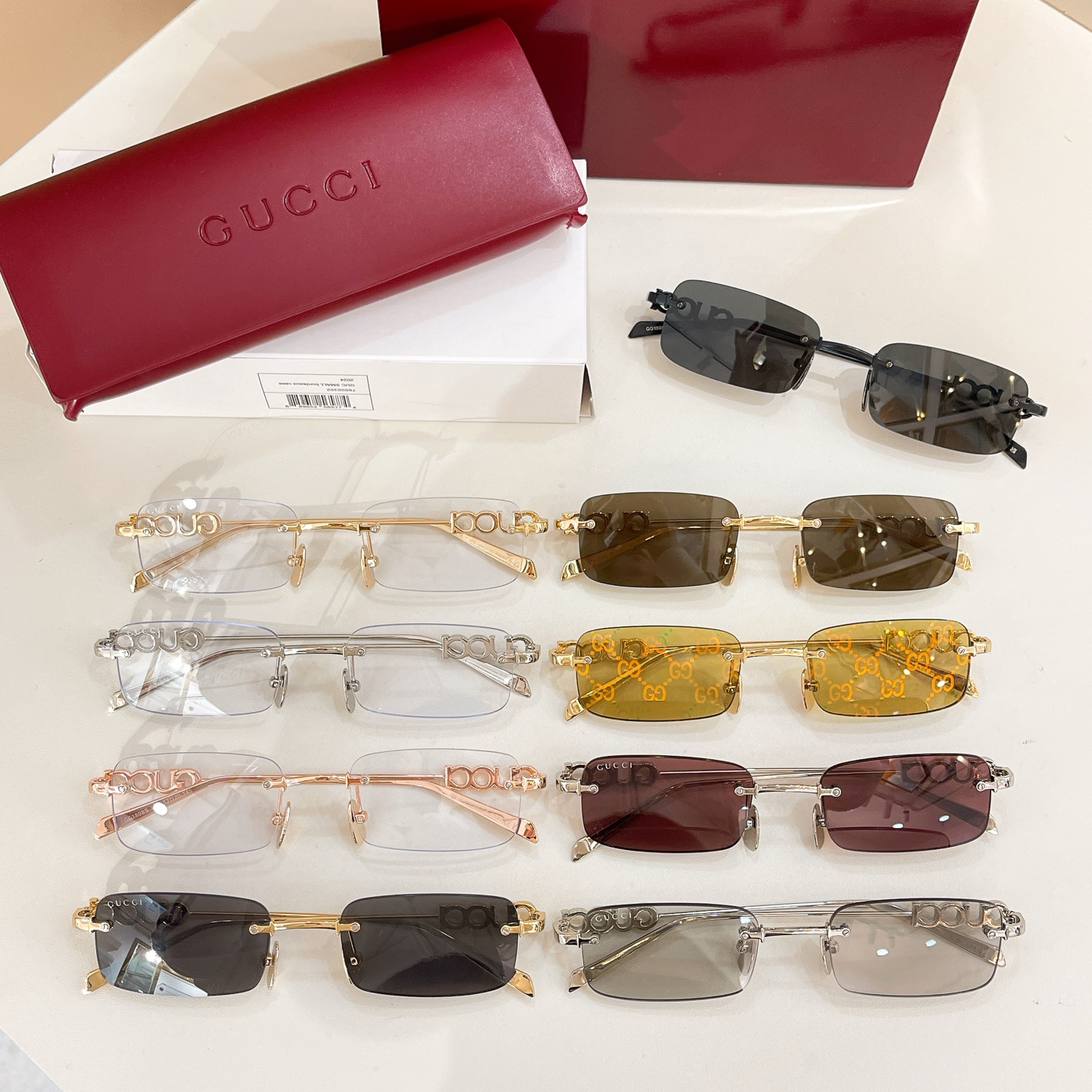 GUCC*🐝🐝🐝MODEL：GG1808S 🐝🐝🐝SIZE：52口20-145🐝🐝🐝