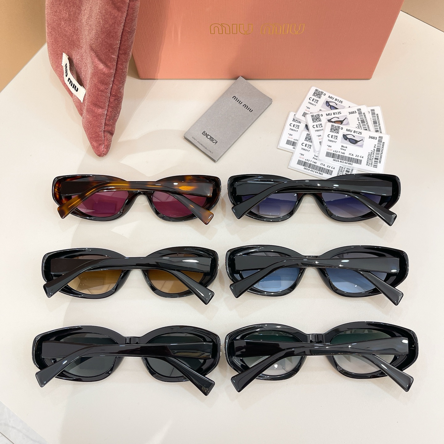 MIU MI*🎀🎀🎀MODEL: MU B12S🎀🎀🎀SIZE：52口22-140🎀🎀🎀