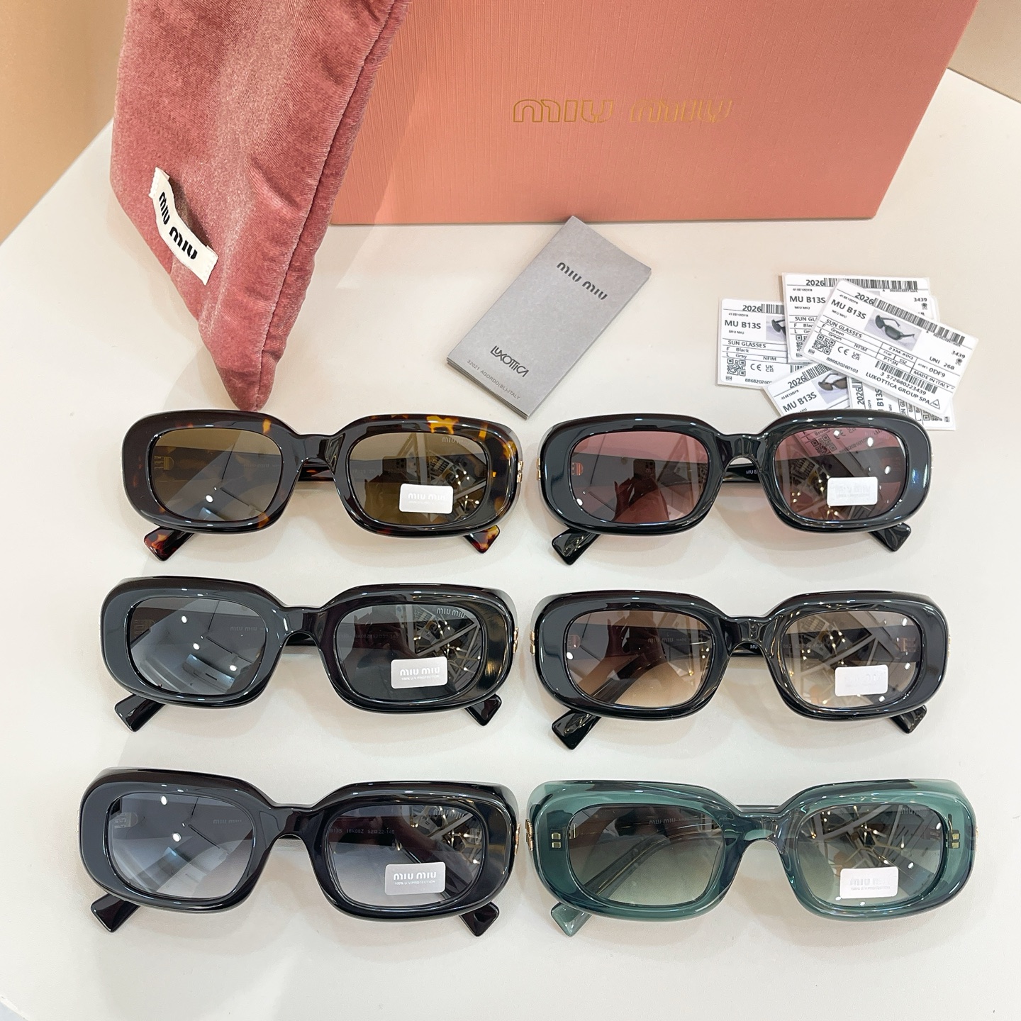 MIU MI*🎀🎀🎀MODEL: MU B13S🎀🎀🎀SIZE：52口22-140🎀🎀🎀