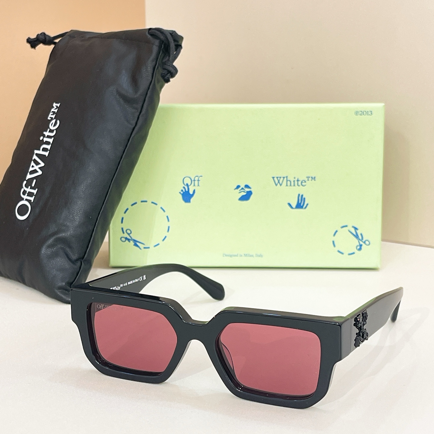 OFF WHITE🍂🍂🍂MODEL:OERI146🍂🍂🍂SIZE:52口19-145🍂🍂🍂