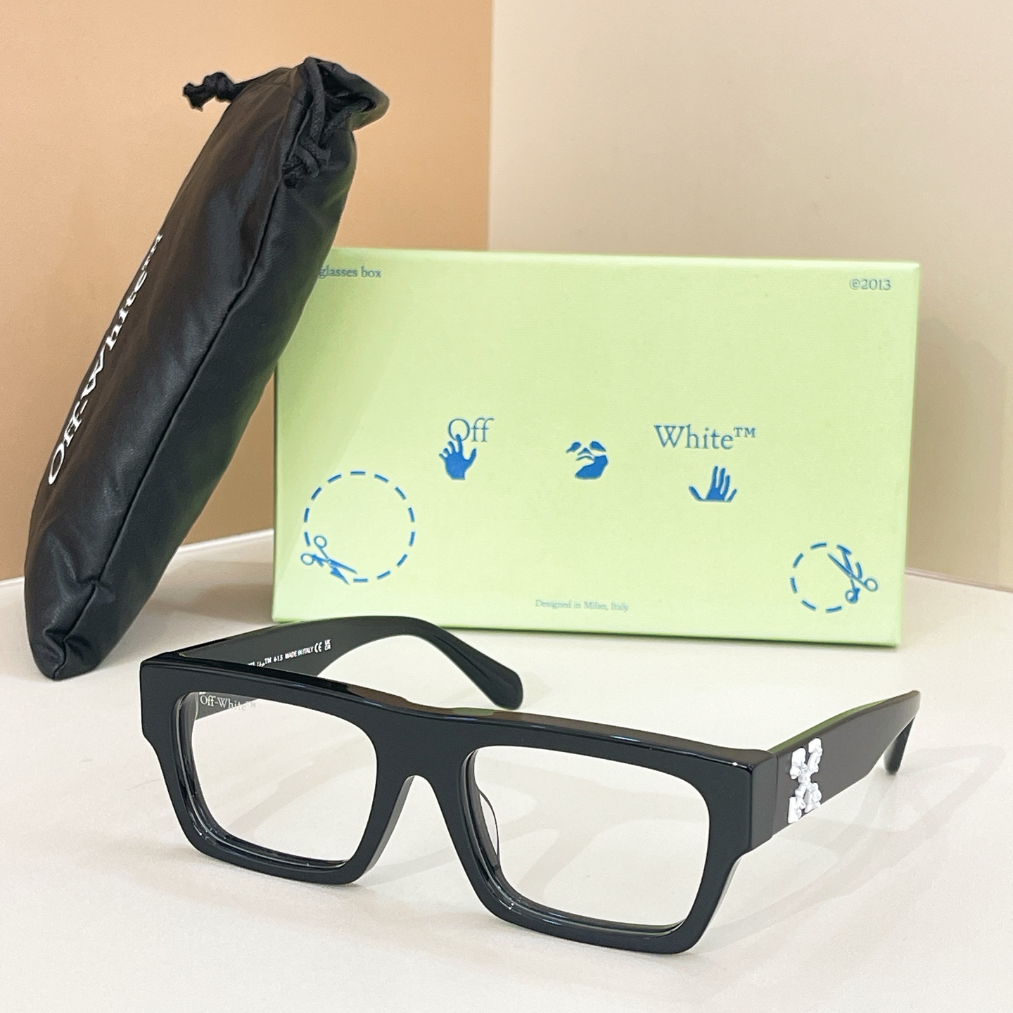 OFF WHITE🍂🍂🍂MODEL:OERI145🍂🍂🍂SIZE:55口19-145🍂🍂🍂