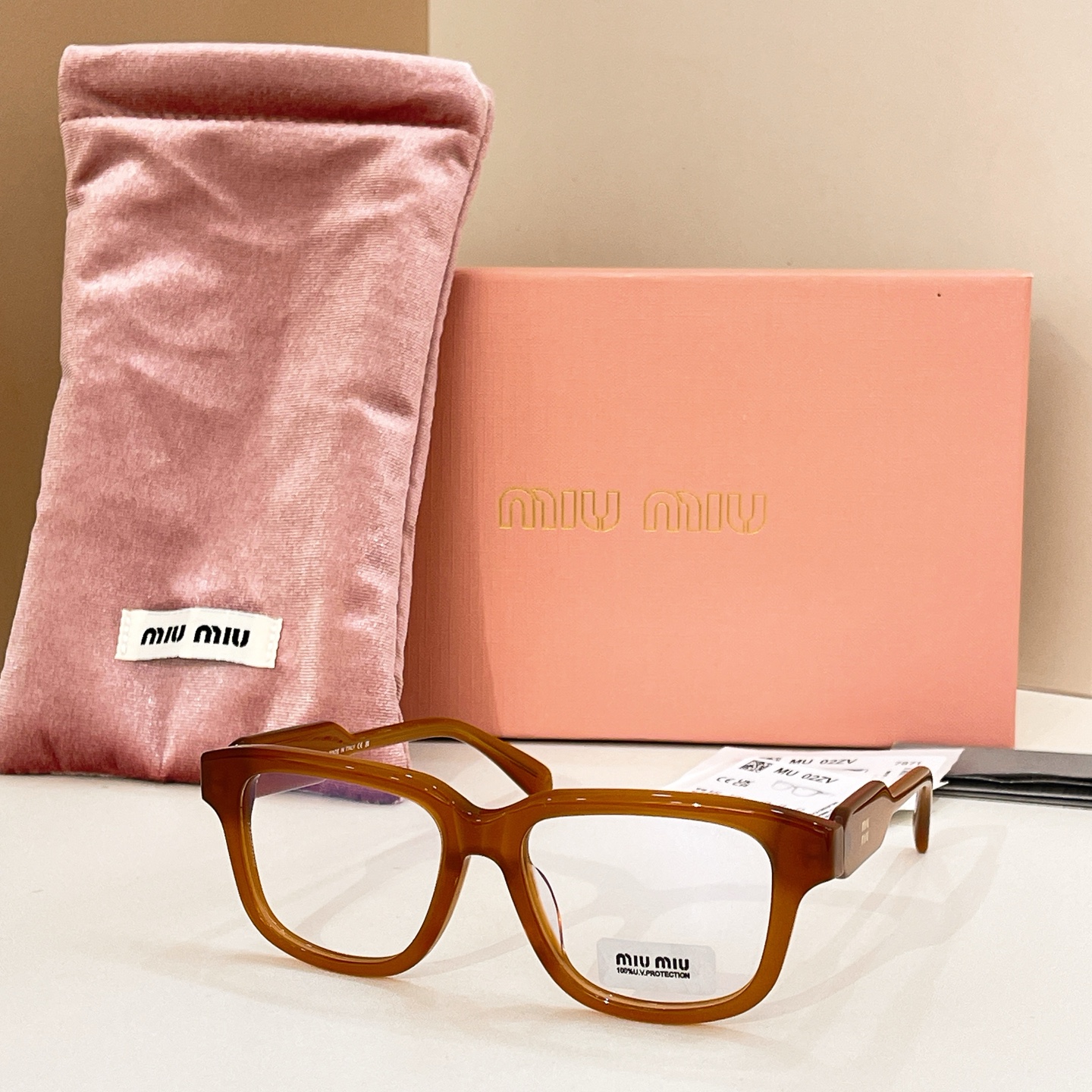 MIU MI*🎀🎀🎀MODEL: MU 02ZV🎀🎀🎀SIZE：52口18-142🎀🎀🎀