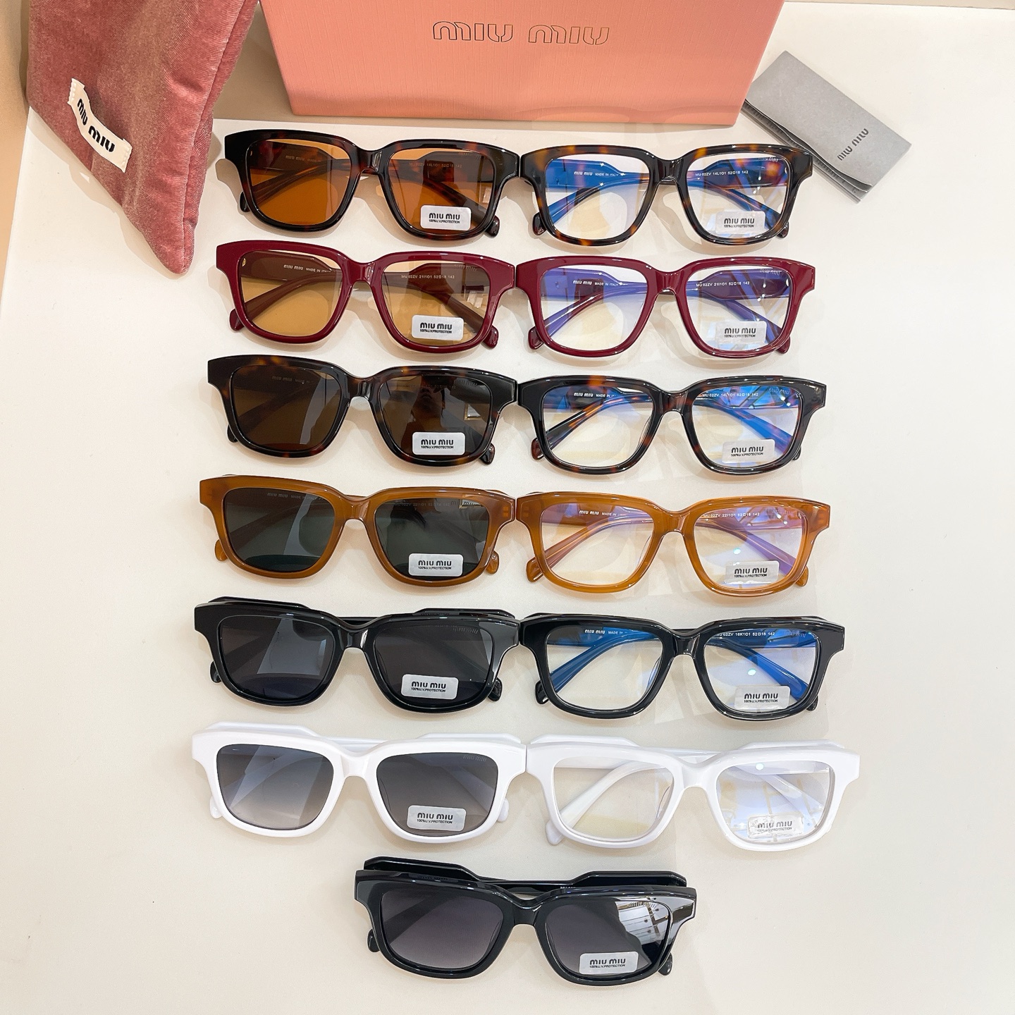 MIU MI*🎀🎀🎀MODEL: MU 02ZV🎀🎀🎀SIZE：52口18-142🎀🎀🎀