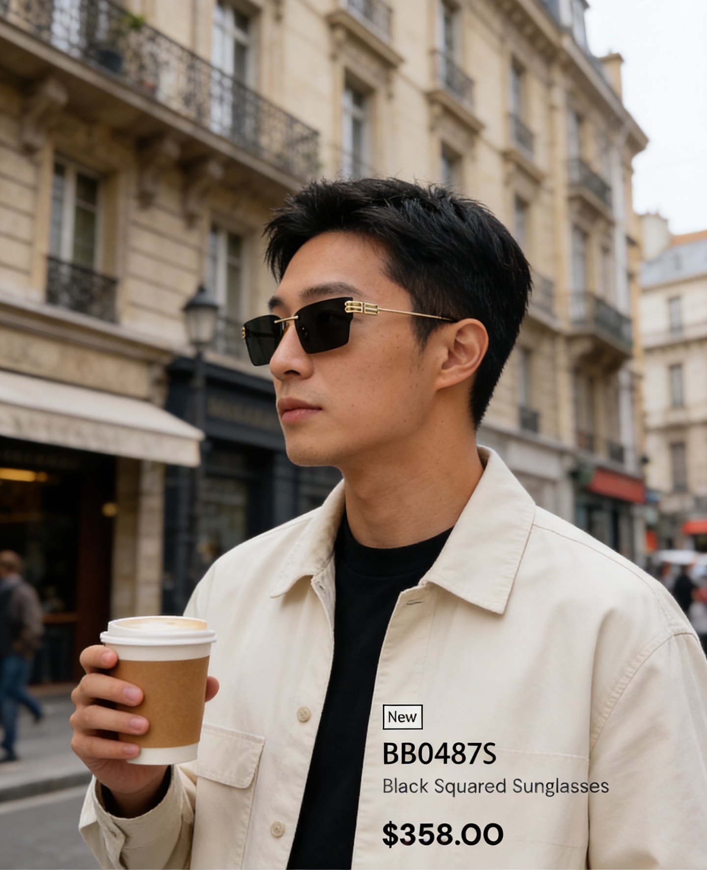 BALENCIAG*巴黎*世家⚜️⚜️⚜️MODEL：BB0487S⚜️⚜️⚜️SIZE：63口15-1